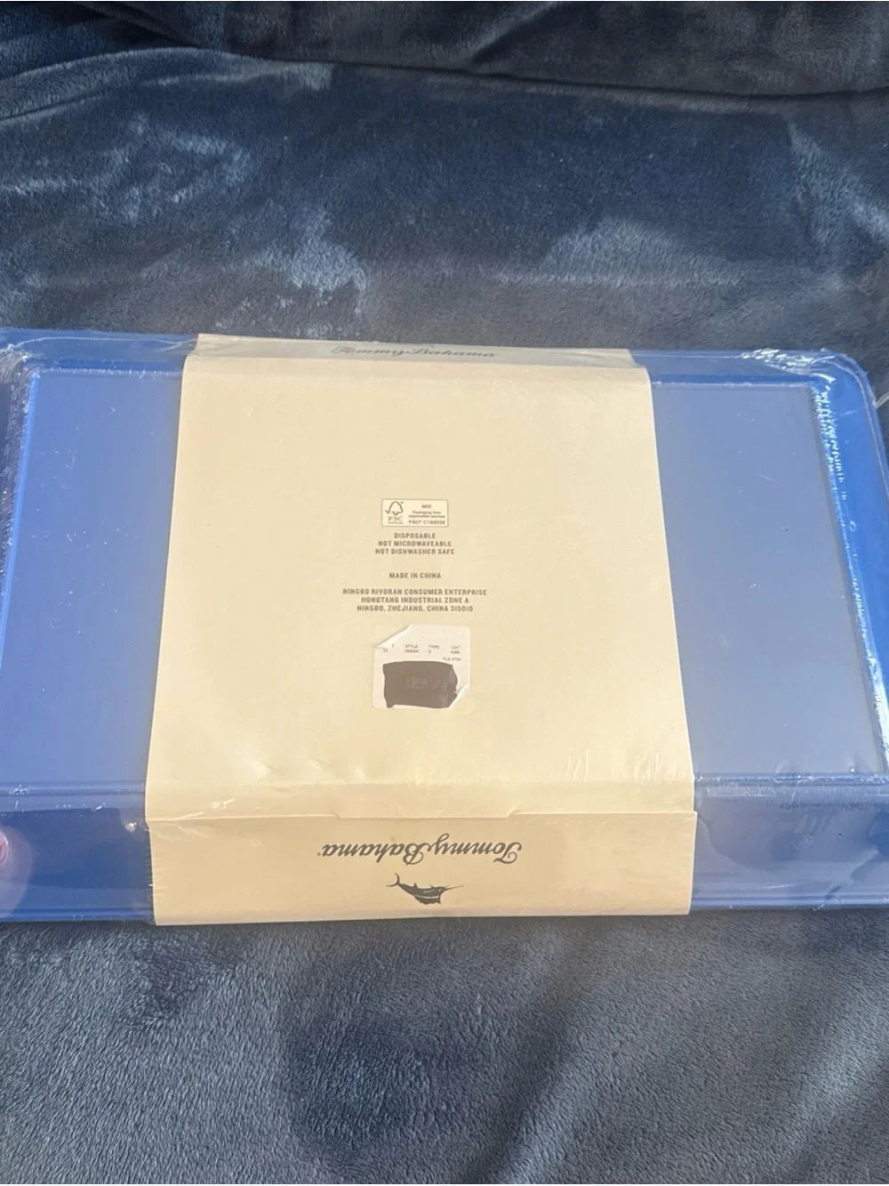New Tommy Bahama Disposable 10 Piece Serving Set July 4th Memorial Day Picnic